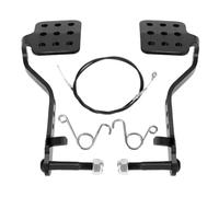 LUCKGRASP Go Kart - Cable del acelerador de pedal compatible con 212 cc, 196 cc, 6.5 hp Go Kart Vintage Racing Drift Trike Heavy Duty Pedal Go Kart Parts (negro)