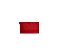 LUCKGRASP Juego de 5 fundas para tarjetas de juego, caja de cartucho para consola Gameboy, kit de repuesto para funda de tarjeta GBA SP (rojo)