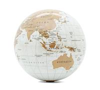 Luckies of London Globo Terráqueo Giratorio, Mapa del Mundo Autogiratorio, Accesorios de Escritorio de Oficina