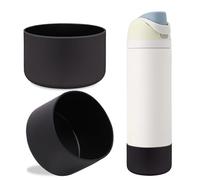 LUCKINEE 2 bases protectoras de silicona para Owala FreeSip Twist and Flip Flask de 24 onzas, y compatible con vaso Stanly Cup de 20 a 40 onzas y más botellas con diámetro inferior de 2.8 a 2.95