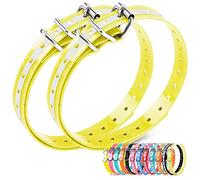 LuckinPET Correa de repuesto para collar, compatible con Petsafe, PATPET, Sportdog, Garmin, Dogtra, etc. La mayoría de collares de entrenamiento, 3/4 pies, reflectante, ajustable, hebilla de metal