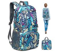 Luckits 35L Mochila Ultraligera Plegable para Hombres y Mujeres Mochila de Senderismo Resistente al Agua Diseño Reflectante Seguro para Caminar para Acampar al Aire Libre