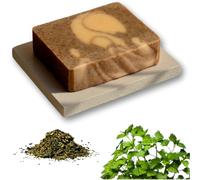 Lucknel® Jabón natural hecho a mano, bálsamo de limón y ortiga con leche de cabra, fabricación familiar, 14 años de experiencia en jabón, ingredientes de alta calidad, cuidado suave para pieles