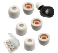 Luckvan Almohadillas de espuma viscoelástica para auriculares Sony WF-1000XM5 WF-1000XM5 WF-1000XM4, 3 pares de almohadillas pequeñas grises