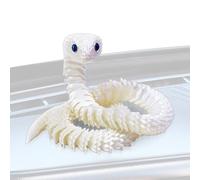 Luckxing Animales Articulados - Estatuilla Animal Coleccionable para Escritorio | Figura 3D De Serpiente Coleccionable 0.76 Metros para Decoración De Escritorio Cumpleaños Y Pascua