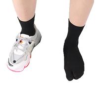 Luckxing Calcetines para Chanclas,Cómodos Calcetines elásticos divididos en Dos Dedos | Calcetines Estilo Estilo japonés con Dedos Separados para Mujeres y niñas Que corren