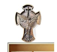 Luckxing Estatua del ángel - Resina El Gran Protector Arcángel,Figura ángel Batalla The Protector para Cocina, Sala Estar, Adorno Escultura Exquisita