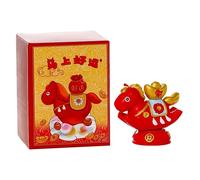 Luckxing Estatuilla de Caballo de la,Decoración Giratoria para Escritorio - para 2026 Año del Caballo - para Hogar, Oficina, Tienda, Sala de Estar, Dormitorio, Estudio