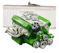Luckxing Motor Modelo - Modelo De Motor V8 De Metal Decorativo,Decoración Hogar Regalo Unisex Adolescentes Adultos Aula