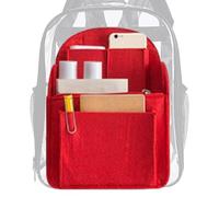Luckxing Organizador De Mochila De Fieltro, Moldeador Interior Multibolsillos para Mochilas, Divisor de Equipaje con Múltiples Bolsillos para Viajes, Escuela y Trabajo