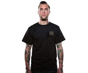 Lucky 13 Dead Skull Hombre Camiseta Negro L 100% algodón Regular