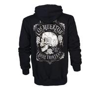 Lucky 13 Sudadera Dead Skull Zip Negro M