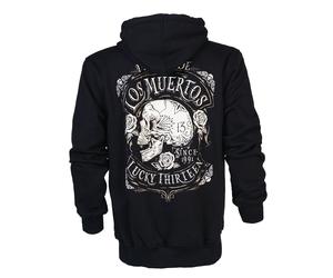Lucky 13 Sudadera Dead Skull Zip Negro XL