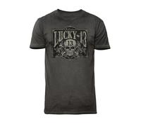 Lucky 13 Tombstone camiseta vintage negra Lucky 13