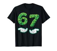 Lucky 67 Clover Number Funny Green Shamrock Día de San Patricio Camiseta