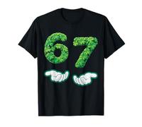 Lucky 67 Clover Number Funny Green Shamrock Día de San Patricio Camiseta