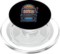 Lucky 777 Slot Machine Jackpot Diseño PopSockets PopGrip para MagSafe