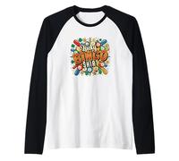 Lucky Bingo Game Player Cita Este es mi Lucky Bingo Camiseta Manga Raglan