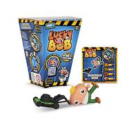 LUCKY BOB - Pack 1 Figura divertida sorpresa y coleccionable de Lucky Bob con su Accesorio y 1 carta para interactuar con la APP; Para niños a partir de 3 años