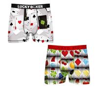 Lucky Boxer 2 Calzoncillos diseño de Juegos para Hombre Talla L