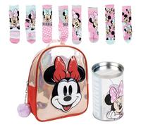 Mochila Infantil tiempo libre Fantasía Minnie + Pack de 4 Calcetines infantiles diseño Minnie Talla 31-34