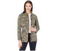 Lucky Brand - Chaqueta de manga larga con botones para mujer - Verde - M