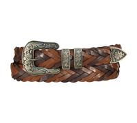 Lucky Brand Cinturón trenzado multicolor de estilo occidental para mujer, talla mediana, Multi, M