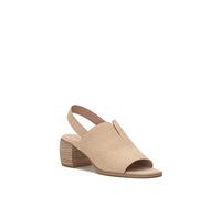 Lucky Brand Jaila Zapatos de Tacon, Sandalia de tacón alto con correa trasera para mujer, Arena cálido, 37.5 EU