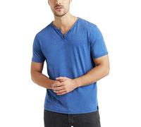 Lucky Brand Men's Burnout Notch Neck tee