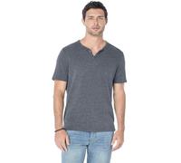 Lucky Brand Men's Burnout Notch Neck tee