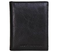 Lucky Brand Men's Trifold Wallet | ID Window | Card Slots Organization | Durable | Stylish, Smooth Leather-Black, L-Fold