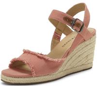 Lucky Brand Mindra - Alpargata, sandalia de cuña para mujer, Coral, 40 EU