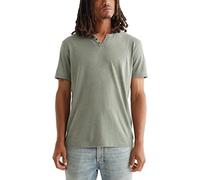 Lucky Brand Venice Burnout-Camiseta con Cuello de Muesca, Corona Laurel, M para Hombre