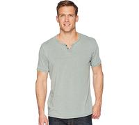Lucky Brand Venice Burnout-Camiseta con Cuello de Muesca, Corona Laurel, M para Hombre