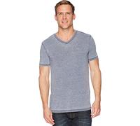 Lucky Brand Venice Burnout V-Neck tee Shirt Camiseta, Azul Marino (American Navy), X-Large para Hombre