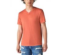 Lucky Brand Venice Burnout V-Neck tee Shirt Camiseta, Bossa Nova, Large para Hombre