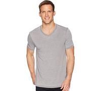 Lucky Brand Venice Burnout V-Neck tee Shirt Camiseta, Gris Escarcha, Large Hombres