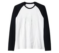 Lucky Capybara Silhouette Shamrock Irish St Patrick's Day Camiseta Manga Raglan