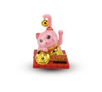 Lucky Cat, Lucky Cat Car Ornament, Japanese Lucky Cat, Lucky Gat Solar Ornnnaments, Arah Waving Fortune Gat Solar Powered Light Decoration Decoración de Cat Lucky para el automóvil de la oficina de