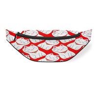 Lucky Cat - Riñonera para hombres, mujeres, niños, niñas, niños, niñas, gatos, deportes, senderismo, correr, riñonera, bolsa de cinturón, color, M, Organizador de bolsas