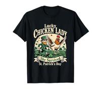 Lucky Chicken Lady Ella sobrevivió al Duende del día de San Patricio Camiseta