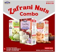 Lucky China Grass Zafrani Combo (Pist Badam+Kesar) 300 g