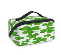 Lucky Clover Leaves - Bolsas de maquillaje de viaje para mujeres, hombres, niñas, niños, bolsa de lavado, bolsa de aseo portátil, organizador de artículos de tocador cosméticos