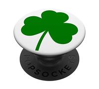 Lucky Clover San Patricio Día Pop Sockets Irish Shamrock PopSockets PopGrip Adhesivo