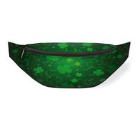Lucky Clovers - Riñonera para hombres, mujeres, niños, niñas, niños, niñas, riñonera, deportiva, senderismo, correr, bolsa de cinturón, color, M, Organizador de bolsas