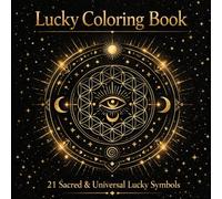 Lucky Coloring Book - 21 Sacred & Universal Lucky Symbols