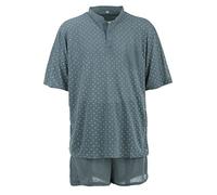 Lucky Conjunto de botones de pijama para hombre, verde, 5XL