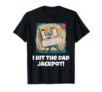 Lucky Dad Jackpot Ganador del Premio Último Día del Padre Camiseta