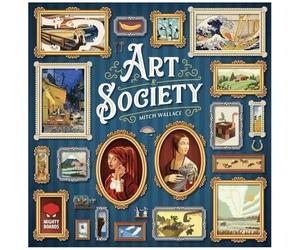 Lucky Duck Games - Art Society - Juego de Mesa de Estrategia de subastas y colocación de Azulejos - CREA la galería de Arte más prestigiosa - 2 a 4 Jugadores - 10+ Años -30 a 60 Min- Versión FR/PL