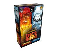 Lucky Duck Games | DICE THRONE: Bárbaro vs Elfo Lunar | Juego de Mesa para Adultos y Niños | Juego de Estrategia Competitiva| Combate de Dados | 2 Jugadores | 20-40 Min | En Español | A partir de 8